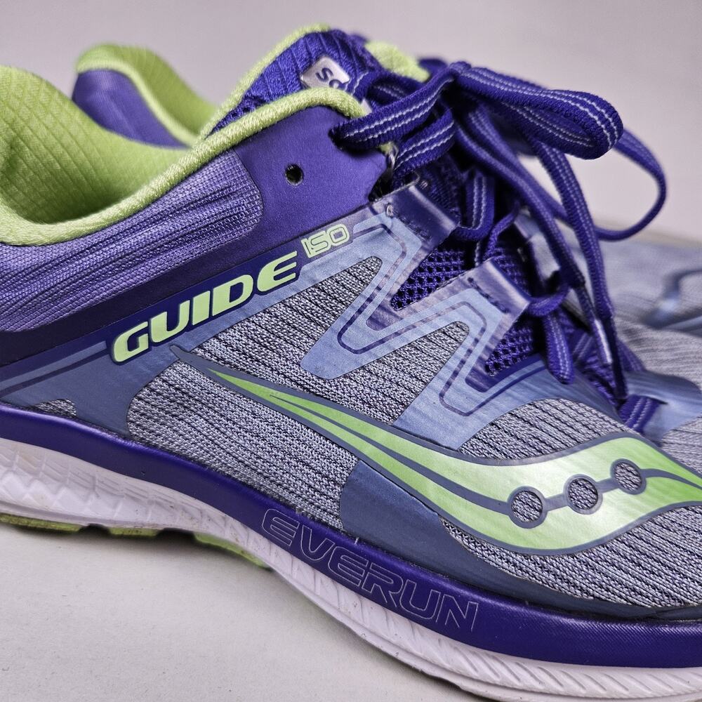 Saucony Guide ISO Womens 9 Running Shoe Athletic Sneaker S10416-1 Purple Outdoor - Picture 6 of 16